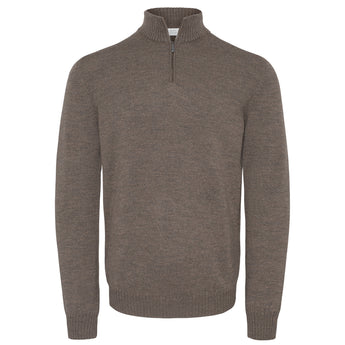 Half zip - Brun