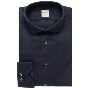 Flanellskjorte - Regular - Navy