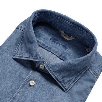 Skjorte - Regular - Denim m/lommer