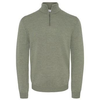 Half zip - Lys grønn