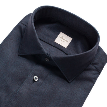 Flanellskjorte - Regular - Navy